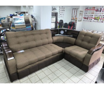 Угловой диван "Престих-2" с подсветкой (Divbery)